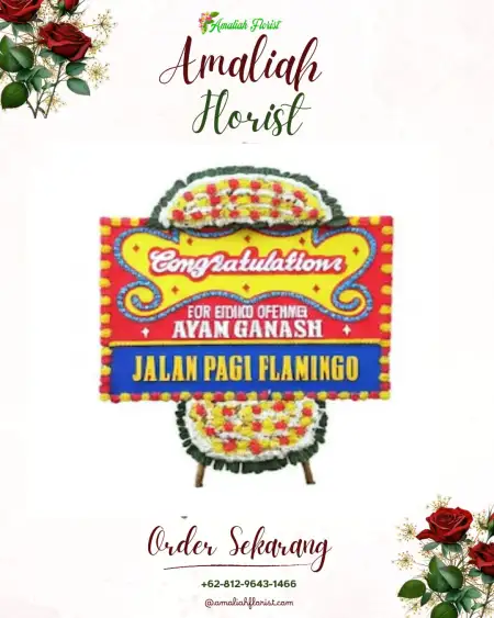 Sewa Papan Bunga Garden Wedding Rancamaya